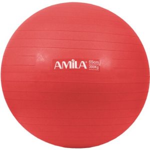Amila Gymball 65cm Μπάλα Γυμναστικής Κόκκινη