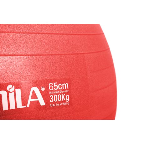 Amila Gymball 65cm Μπάλα Γυμναστικής Κόκκινη - Image 2
