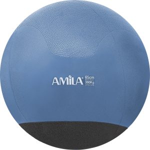 Amila Gymball 65cm Μπάλα Γυμναστικής Μπλε με Βάρος