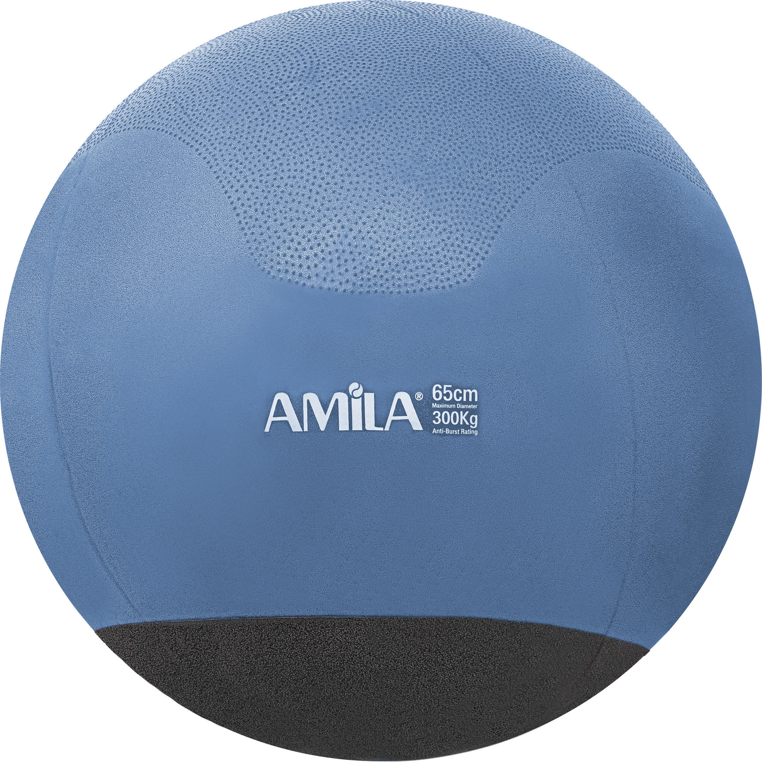 Amila Gymball 65cm Μπάλα Γυμναστικής Μπλε με Βάρος