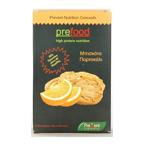 Prevent Prefood Μπισκότα Πορτοκάλι