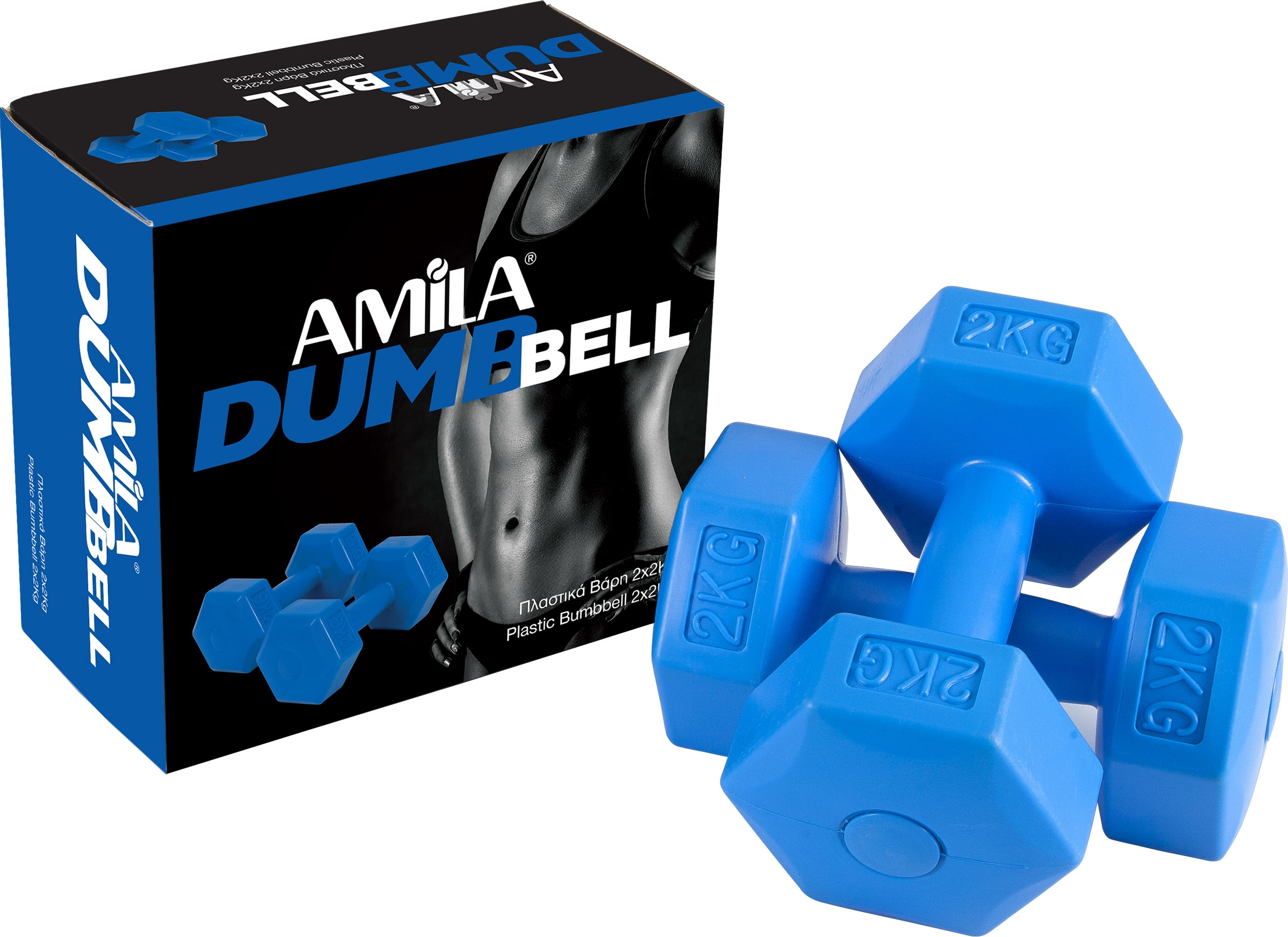 Amila Αλτήρας Εξάγωνος Plastic Series 2x2Kg - Image 2