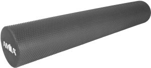 Amila Κύλινδρος Ισορροπίας Foam Roller Pro 15x90cm Μαύρο