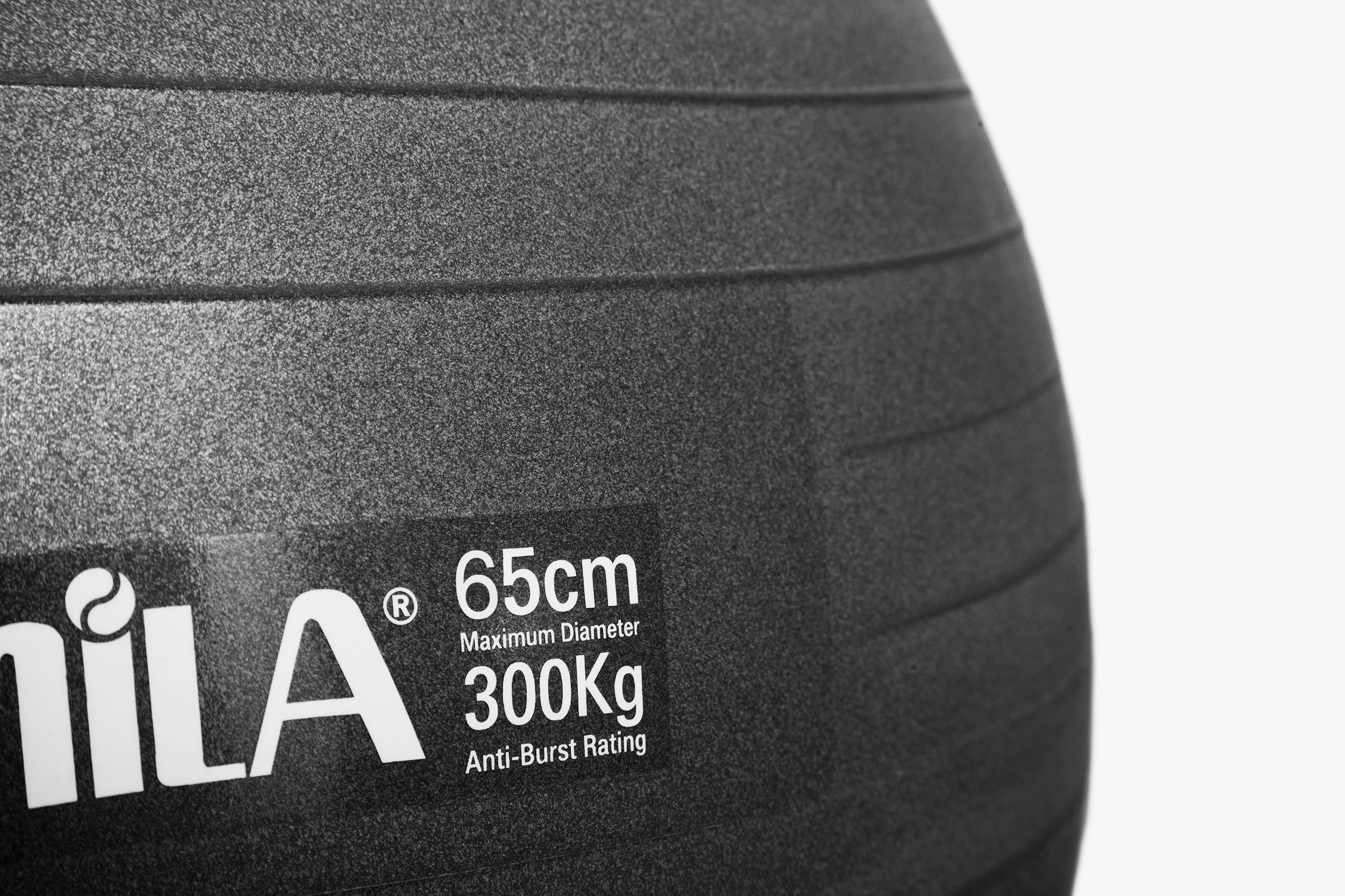 Amila Gymball 65cm Μπάλα Γυμναστικής Μαύρη - Image 2