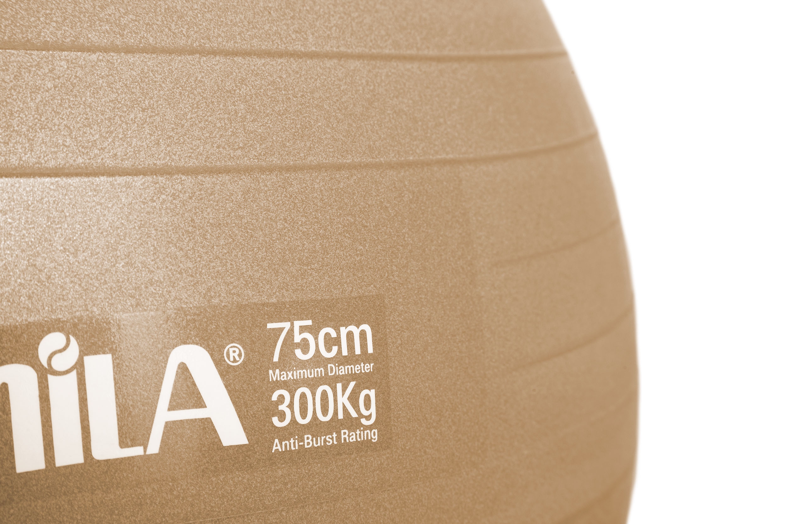 Amila Gymball 75cm Μπάλα Γυμναστικής Χρυσή - Image 2