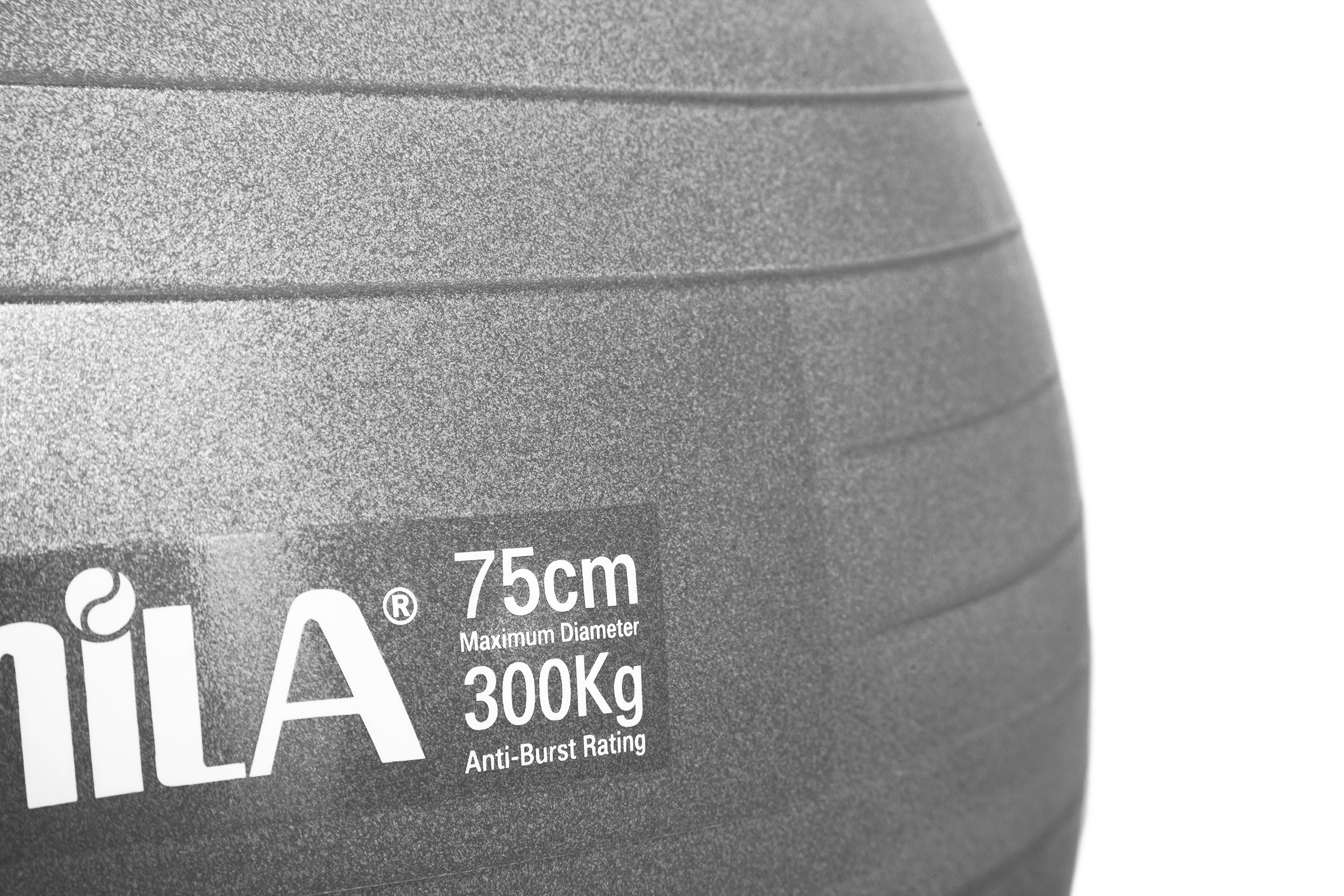Amila Gymball 75cm Μπάλα Γυμναστικής Γκρι - Image 2
