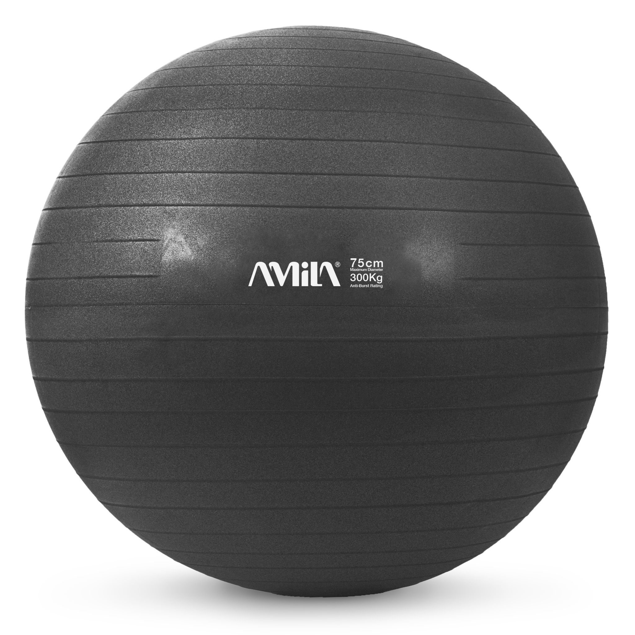 Amila Gymball 75cm Μπάλα Γυμναστικής Μαύρη