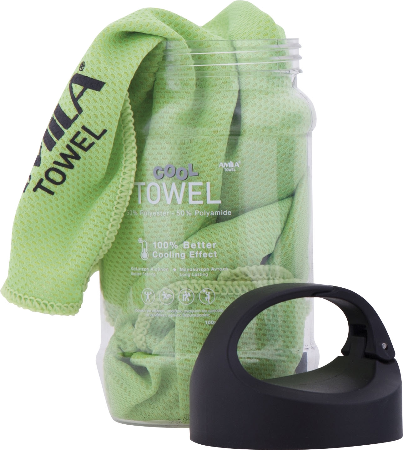 Amila Πετσέτα Cool Towel Πράσινη - Image 3