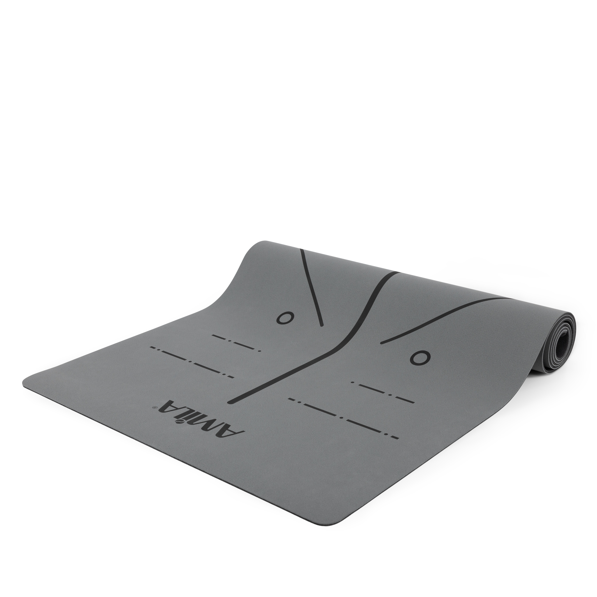 Amila Στρώμα Γυμναστικής PU 4mm Γκρι