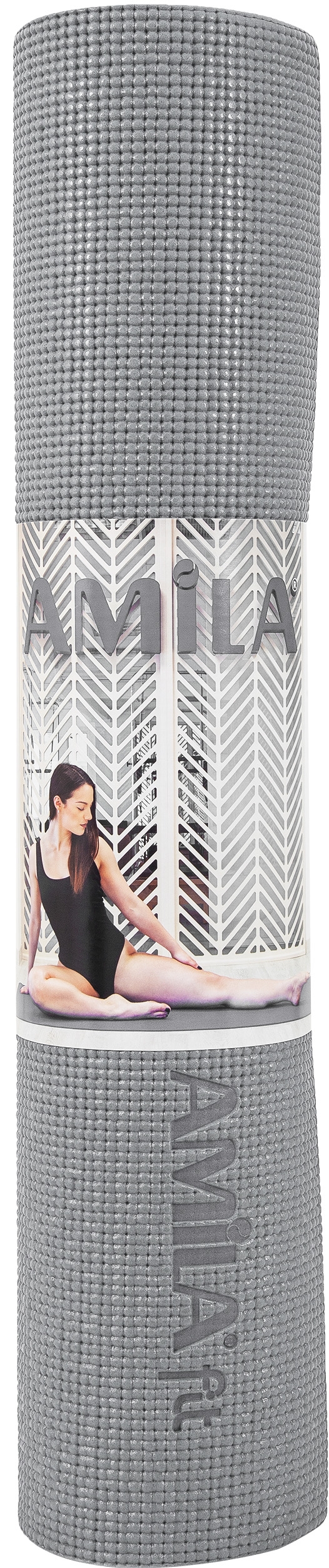 Amila Στρώμα Yoga 6mm Ανθρακί - Image 5