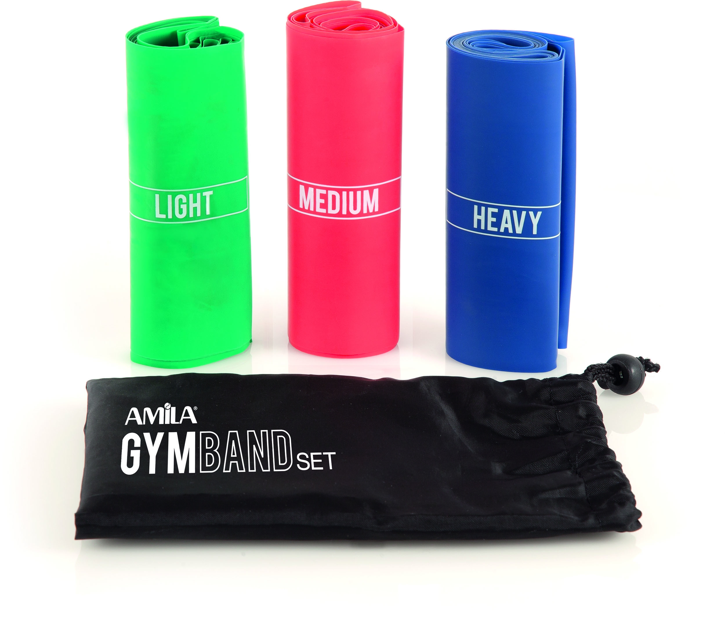 Amila GymBand 2.5mm Σετ Λάστιχα (Light - Medium - Heavy) - Image 2